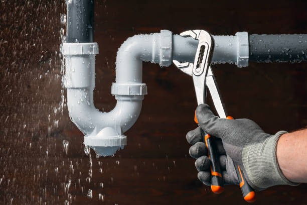 Professional Drain Cleaning technician working in Brooklandville, MD